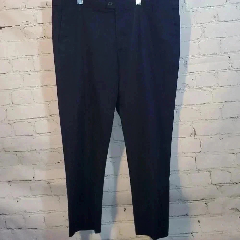 Made by Cam Newton Pants Men's NAVY 40x30 Flat Front Chino
